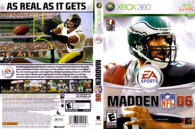 Madden NFL 06 XBOX 360 (б/у)