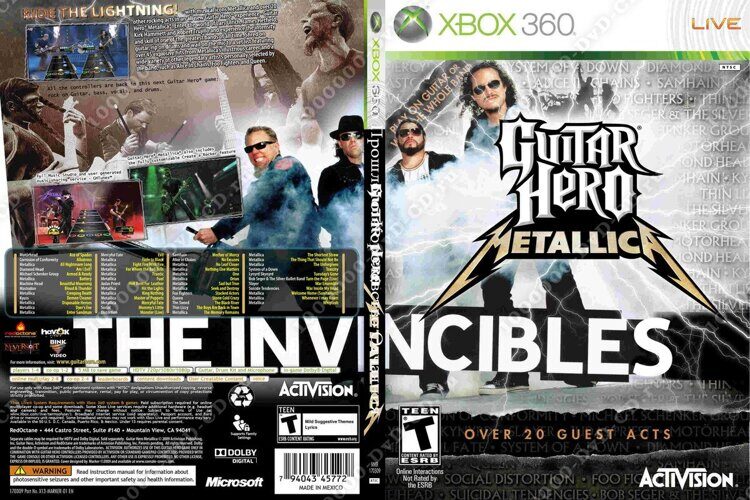 Guitar Hero Metallica XBOX360 б/у